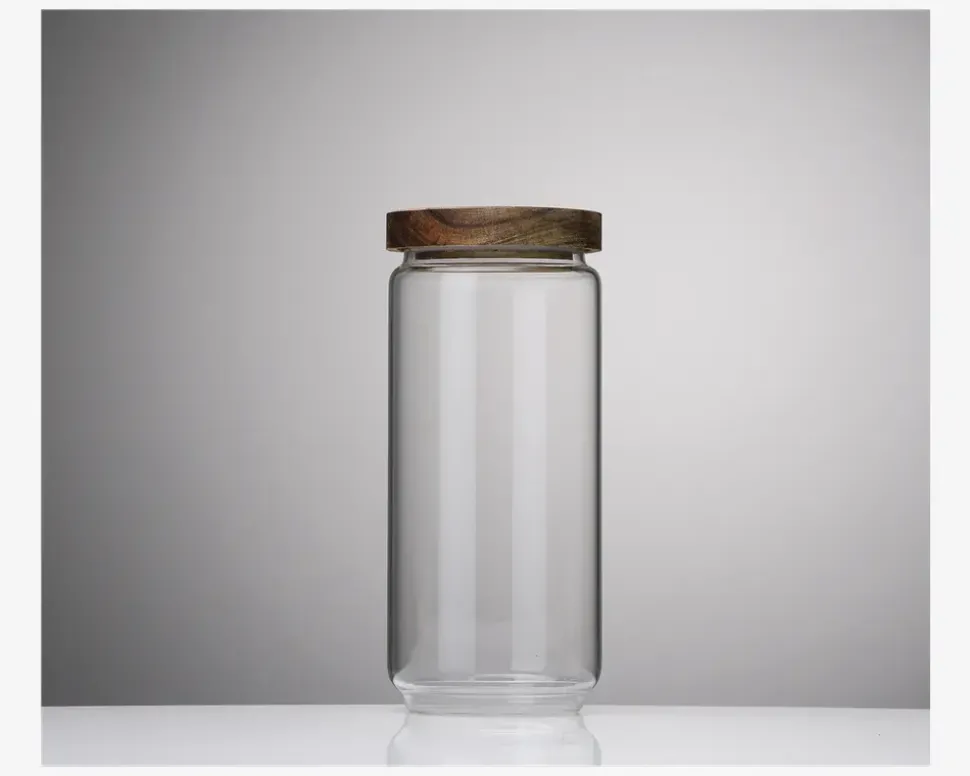 Opbevaringsglas med låg 1000 ml