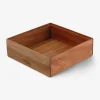 Organiserings bakke akacietræ 15x15 cm