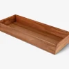 Organiserings bakke akacietræ 37x15 cm