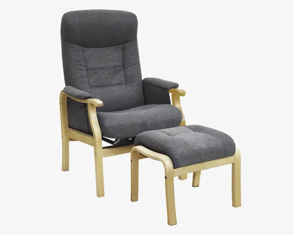 Otium Stol Grå/Natur