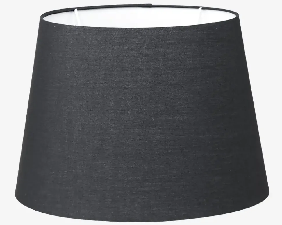 Oval Skærm H. 25 cm Sort