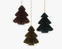 Papir honeycomb træ assorteret Ø.8 cm