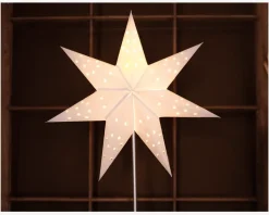 Papirstjerne På Fod M/LED H.69