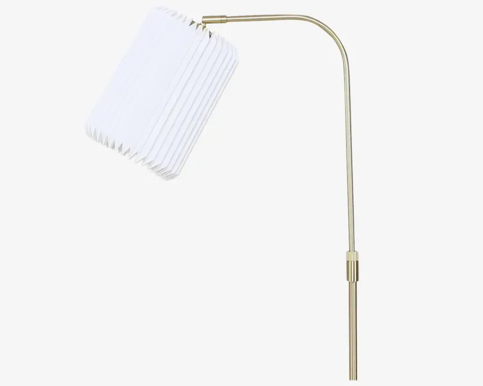 Peak Gulvlampe Plast Messing H.145 cm