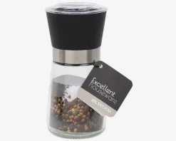 Peberkværn glas H.13 cm