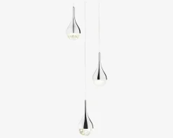 Pendel Frizzante 3 Krom H.143,5 cm