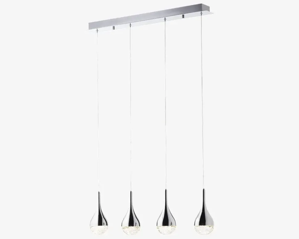 Pendel Frizzante 4 Krom H.114,5 cm