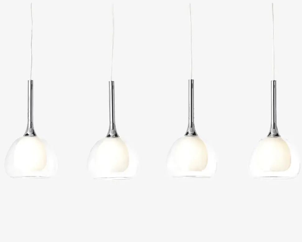 Pendel Hadan 4 Hvid H.120 cm