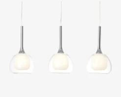 Pendel Hadan 3 Hvid H.120cm