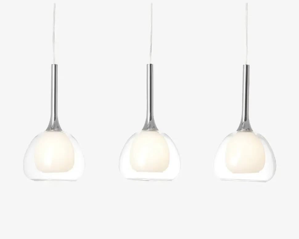 Pendel Hadan 3 Hvid H.120cm