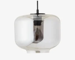 Pendel Kleon sort/røgfarvet Ø.24,8 cm