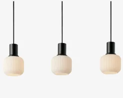 Pendel Milford Mini 3xE14 Sort