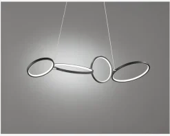 Pendel Rondo Sort L.110 cm