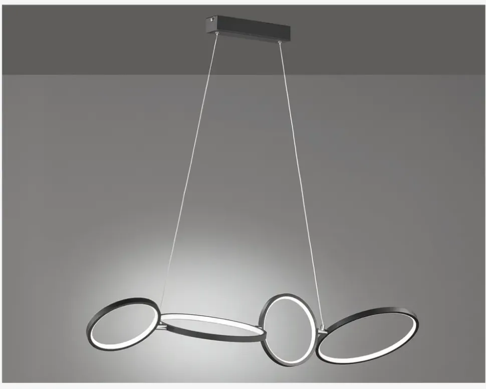 Pendel Rondo Sort L.110 cm