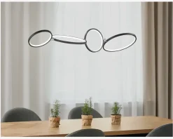 Pendel Rondo Sort L.110 cm