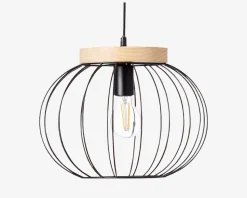 Pendel Sorana Sort/Natur Ø.35,5cm