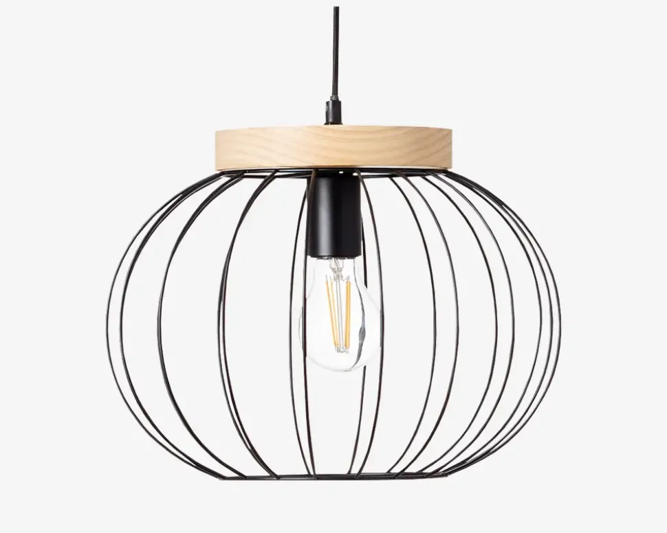 Pendel Sorana Sort/Natur Ø.35,5cm