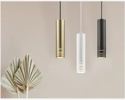 Pendel Tubex Mat Hvid H.26 cm