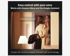 Philips Hue Pære Krone Standard 2-pak