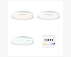 Plafond Burlie LED Hvid Ø.39cm