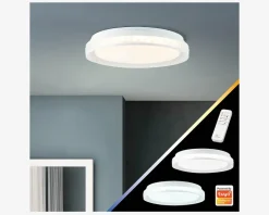 Plafond Burlie LED Hvid Ø.39cm