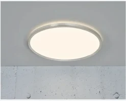 Plafond Oja Krom/Hvid Ø.43 cm