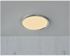 Plafond Oja Krom/Hvid Ø.30 cm