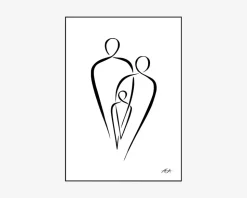 Plakat 50 x 70 cm Forældre & Barn