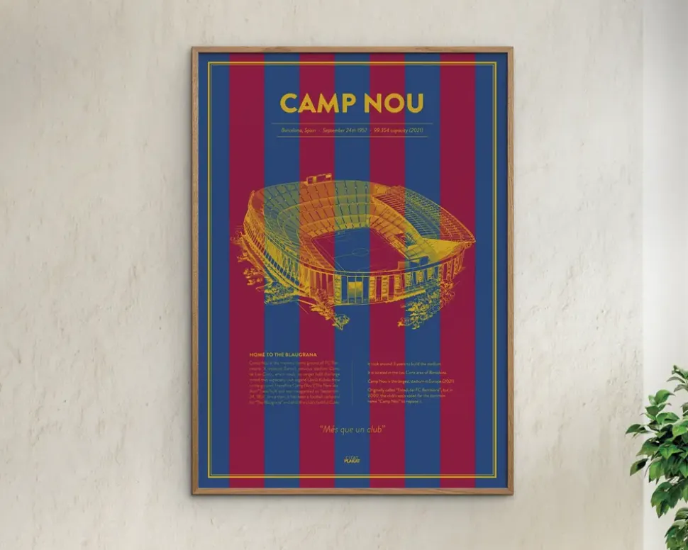 Plakat Camp Nou Barcelona 50x70 cm