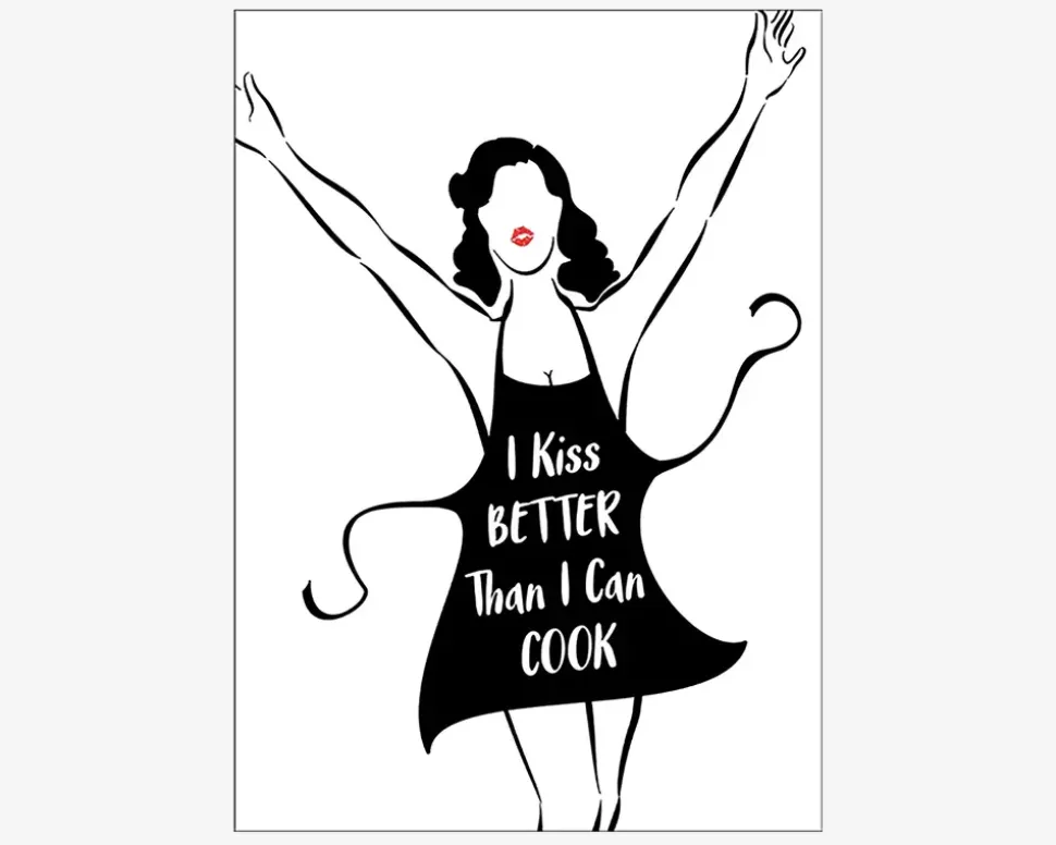 Plakat I Kiss Better Than I Cook