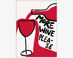 Plakat More Wine Please