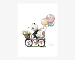 Plakat Panda Cykeltur