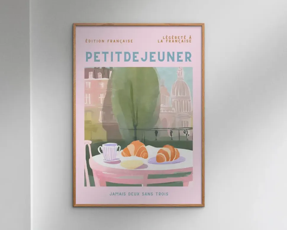 Plakat Petit Dejeuner A5