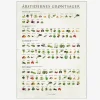 Plakat Årstidernes Grøntsager 50x70 cm