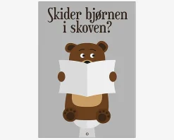 Plakat Skider Bjørnen I Skoven?