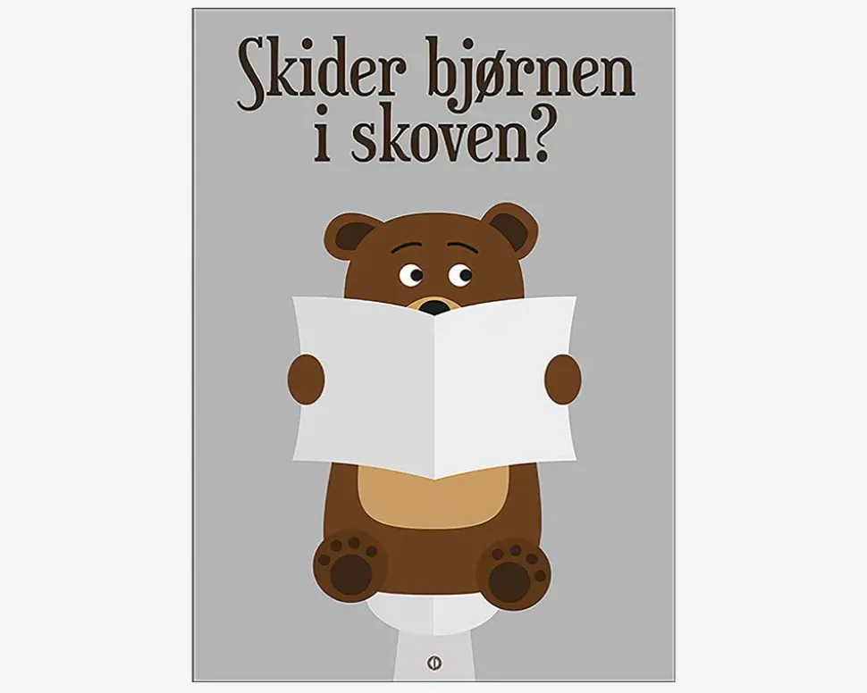 Plakat Skider Bjørnen I Skoven?
