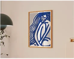 Plakat The Silence Blue