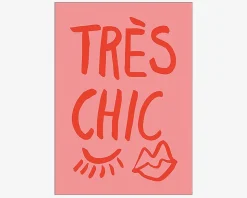 Plakat Traus Chic Pink