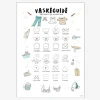 Plakat Vaskeguide A5