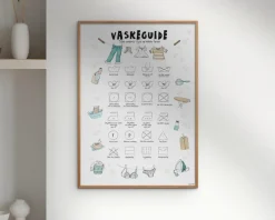 Plakat Vaskeguide A5