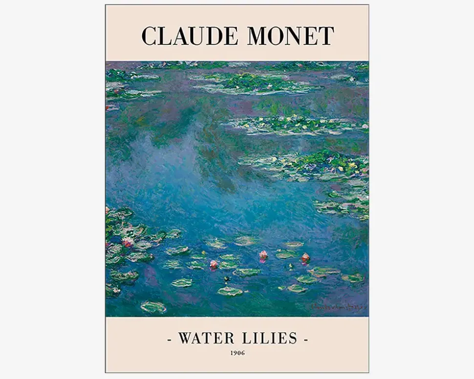 Plakat Water Lilies - Claude Monet