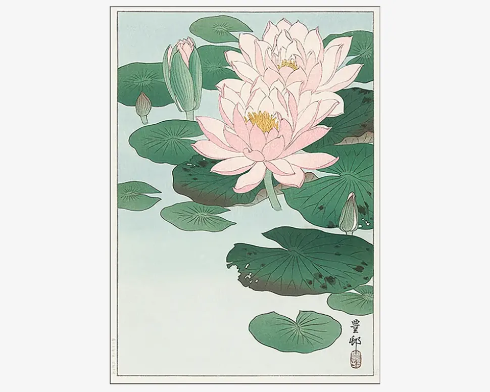 Plakat Waterlilies Japansk