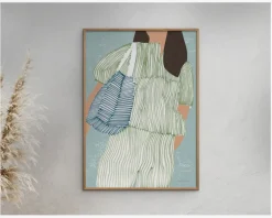 Plakat Wild Apple Striped 100x140 cm