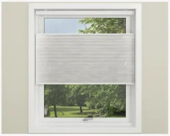 Plisse Narvik 90x210 cm Hvid