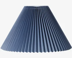 Plisseskærm Blå 30 cm