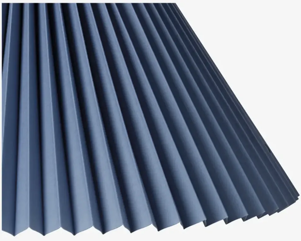 Plisseskærm Blå 23 cm