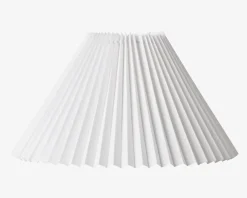 Plisseskærm Hvid 25 cm