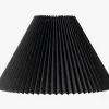 Plisseskærm Sort 25 cm