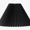 Plisseskærm Sort 27 cm