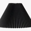 Plisseskærm Sort 30 cm